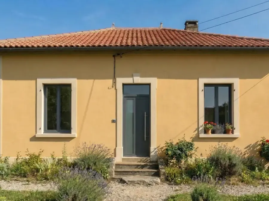 Façade après peinture